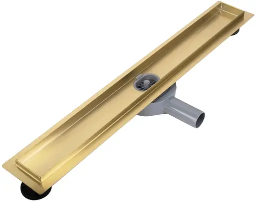 Трап для душа Rea Neox 100 Pro brushed gold 2в1 REA-G2850 - фото 5