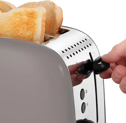 Тостер Russell Hobbs 1671 Вт нержав. підігрів моко - фото 9