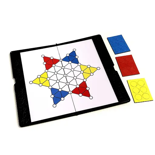 Настільна гра "Китайські шашки міні" UB 1684UB магнітне ігрове поле - фото 1