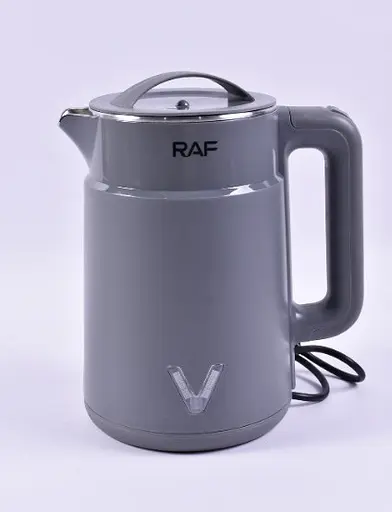 Электрочайник RAF R.7801 из нержавеющей стали дисковый чайник 2,5л 2000 Вт Серый - фото 2