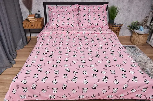 Пододеяльник Moon&Star Бязь Gold Люкс Pandas Двуспальный 175x210 см - фото 2