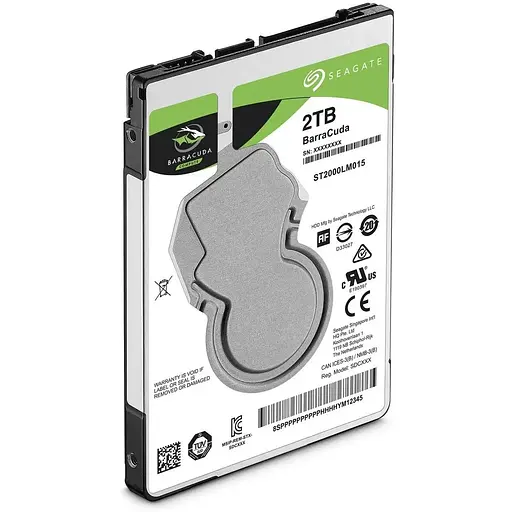 Жесткий диск для ноутбуков Seagate BarraCuda 2.5 дюйма 2 Tb SATA3 (ST2000LM015) - фото 2