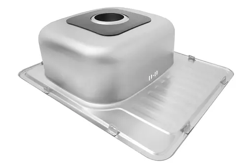 Кухонная мойка Kroner KRP Dekor - 5848 (0,8 мм) (CV022776) - фото 3