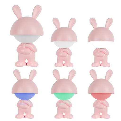 Світильник-нічник Kite LED з акумулятором Dreamy Bunny рожевий (K25-315-1-2) - фото 3