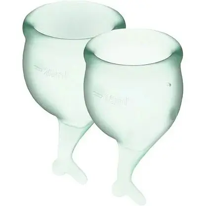 Набір менструальних чаш Satisfyer Feel Secure (light Green)