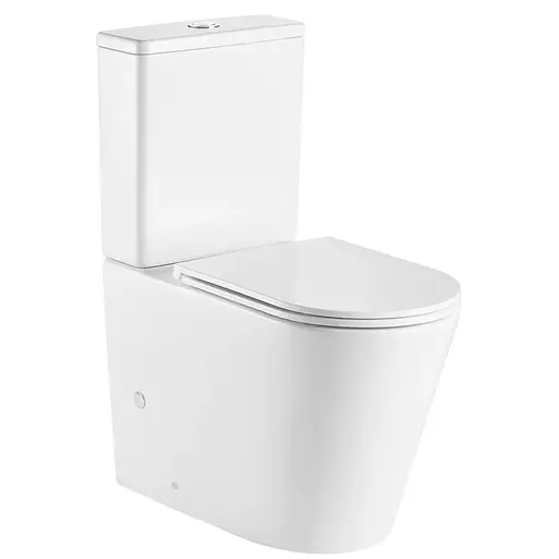 Унитаз-компакт Mixxus Premium Bevel-0402-R 670x390x880 мм, Rimless MP6474, Белый - фото 1