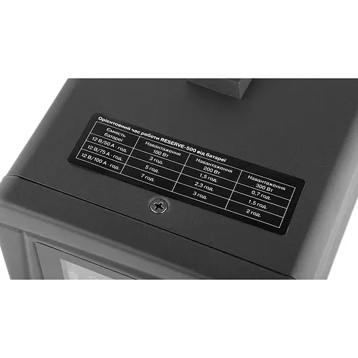 Джерело безпребійного живлення REAL-EL Reserve-500 (EL122100003) - фото 7