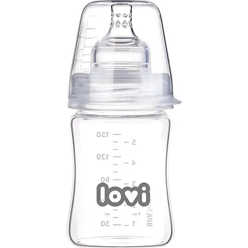 Пляшечка скляна LOVI Diamond Glass Baby Shower 150 мл (74/106) - фото 1