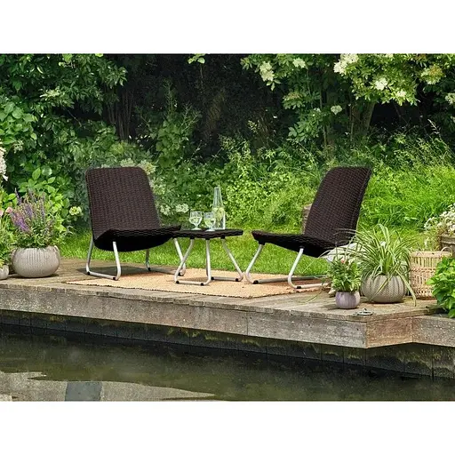 Комплект садових меблів Keter Rio patio set віскі коричневий - фото 4