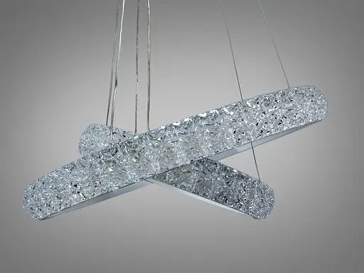 Вишукана світлодіодна люстра Romin підвіс з пультом димером 120 Вт золото - фото 4