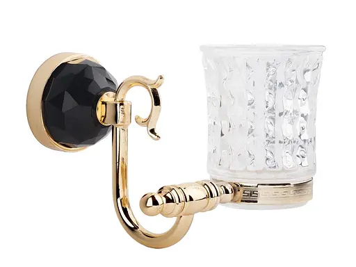 Склянка для зубних щіток Kugu Diamond 1106G золотий - фото 2