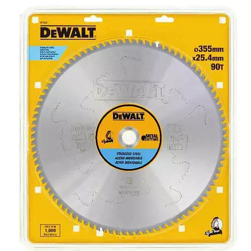 Диск пиляльний DeWalt Metal Cutting 355 х 25.4 мм 90 зубів (DT1922)