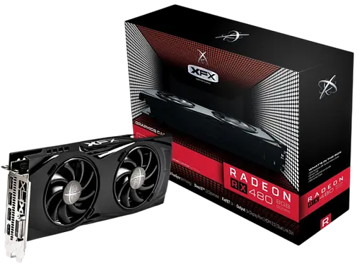 Відеокарта AMD Radeon RX 480 8GB XFX GTR Triple X Edition (RX-480P8DFA6) Б/В