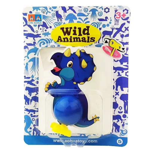 Игрушка заводная "Динозавр" 2030A 15 см Синий