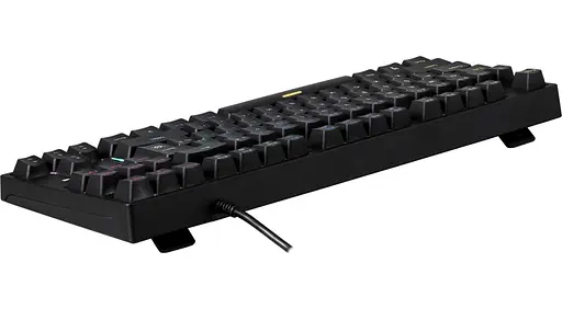 Провідна клавіатура Defender Blitz GK-240L EN Rainbow RGB-підсвічування та постачання - фото 5