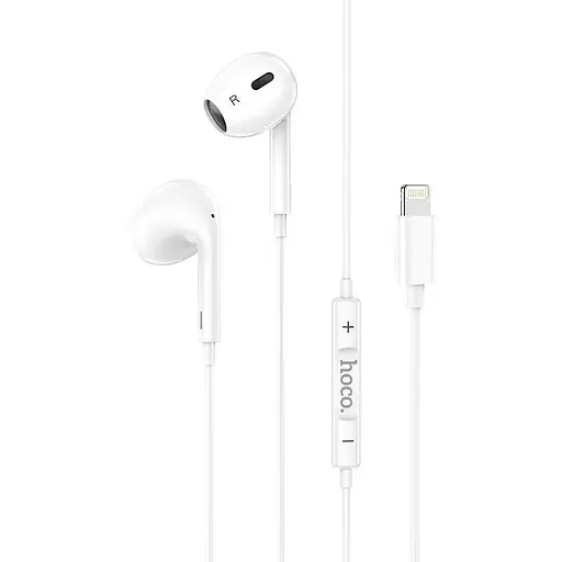 Наушники Hoco M1 Max Lightning белые