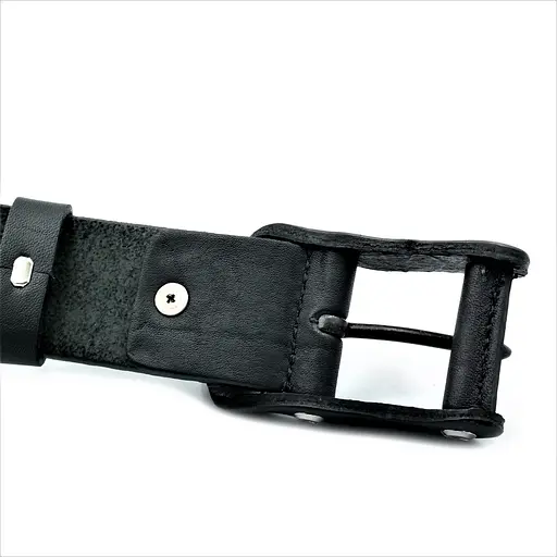 Кожаный ремень Weatro мужской 3,8х115-120 см acs0027493 - фото 4