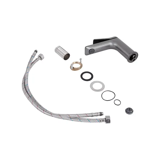 Смеситель для умывальника Qtap Presto QTPRE270GRP45581 Graphite Графит - фото 4