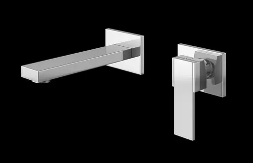 Змішувач для умивальника Kohlman Excelent хром + Box прихованого монтажу QW183H-20 Хром - фото 2