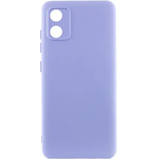 Чохол Silicone Cover Lakshmi Full Camera (AA) для Motorola Moto E13 Бузковий / Dasheen