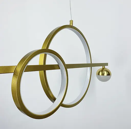 Яскрава підвісна видовжена люстра Line.F Довжина 95см - фото 6