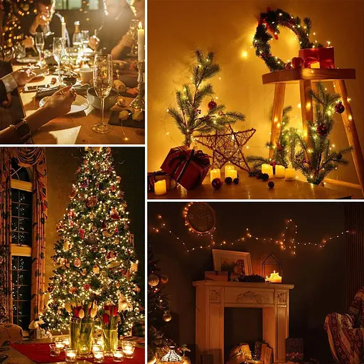 Сказочные огни Lezonic, 120 светодиодов 13M 8 режимов 2 шт - фото 5