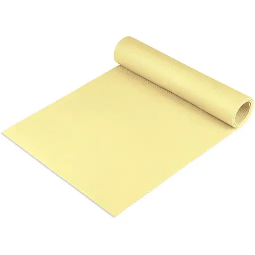 Коврик (мат) для фитнеса и йоги Gymtek TPE 0,5см желтый