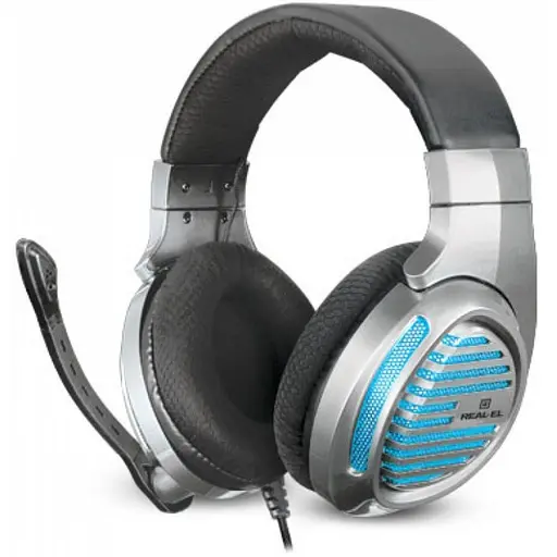 Ігрова гарнітура Real-EL GDX-7670 Gun Metal (GDX-7670 Gun Metal) - фото 1