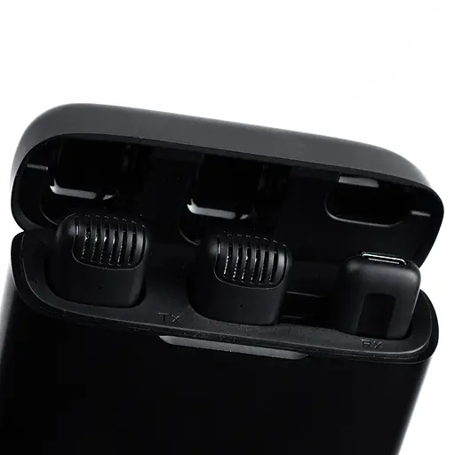 Комплект бездротових петличних мікрофонів XuanLiYuan J13 2 штуки з кейсом для зарядки (HP176096) - фото 12