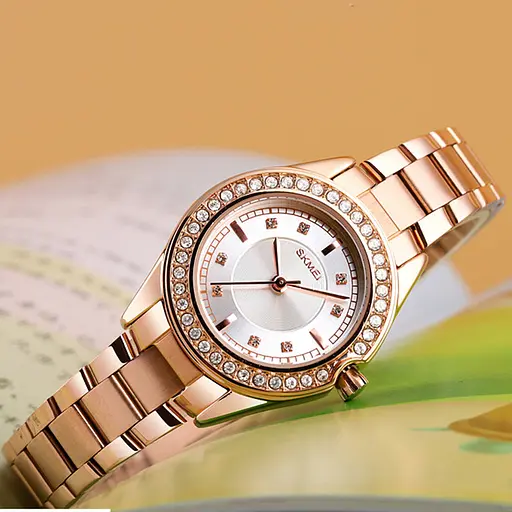 Наручний годинник жіночий 1534GD Gold Skmei acs0030696 - фото 4