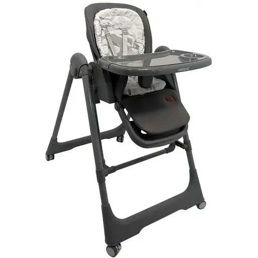 Стул для кормления-качели 2 в 1 VELANO Nomi Black (45680) - фото 1