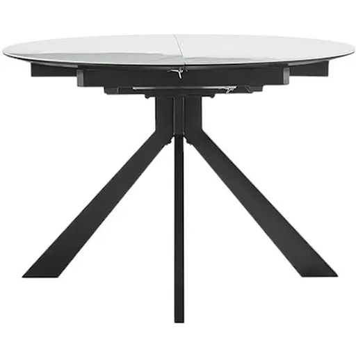 Стол обеденный Prestol Асти раскладной 1100/1400x1100x750 белый глянец - фото 6