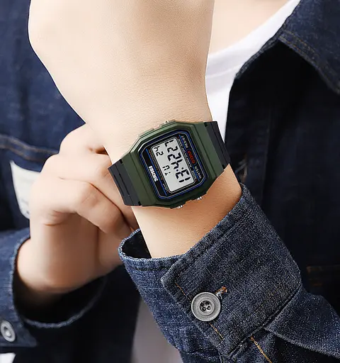 Наручний годинник чоловічий 2042AG Army Green Skmei acs0030363 - фото 3