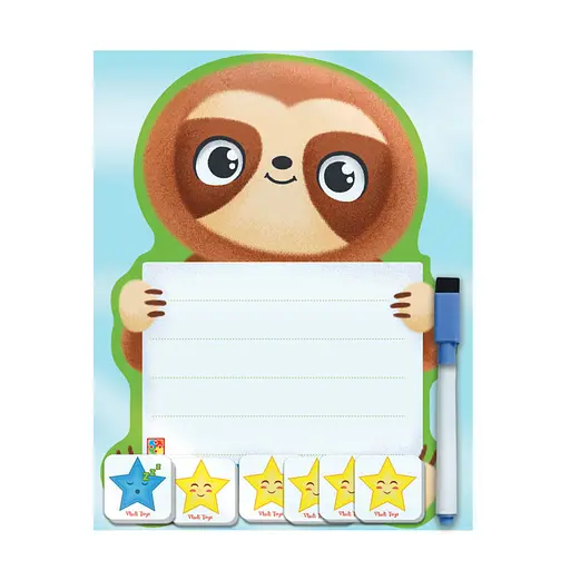 Магнитная доска "Ленивец" с маркером Vladi Toys VT3601-22 укр - фото 1