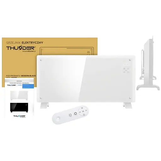 Конвекторний обігрівач 2в1 Thunder MODERN 2000W Wi-Fi White