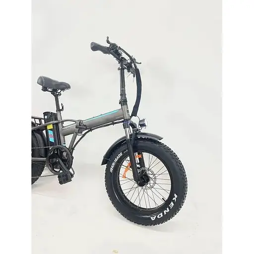 Электровелосипед E-scooter FateBike Mega 1000 1200W 48V 21Ah серый - фото 4