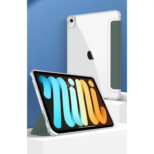 Чехол для планшета BeCover Soft Edge with Apple Pencil Holder iPad Mini 7 2024 Dark Green 712466 - фото 2