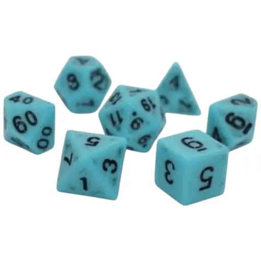 Набір кубиків Ancient 7 Dice Set - Light Blue , 7 шт. (g7danc03)