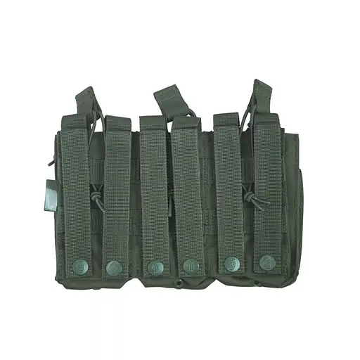 Підсумок під магазини АК Kombat UK Triple Duo Mag Pouch Оливковий (1000-kb-tdmp-olgr) - фото 2