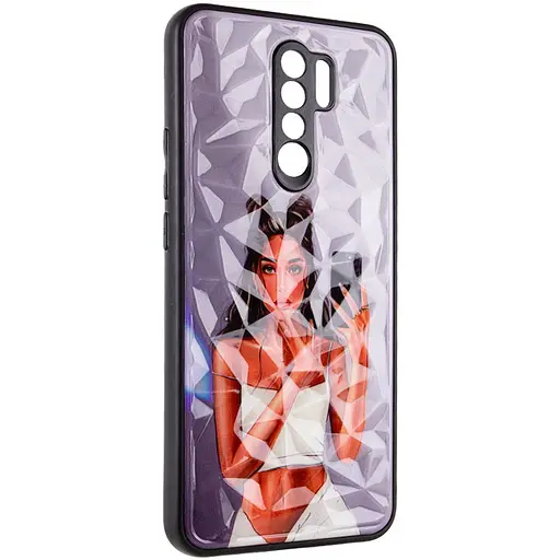 TPU+PC чехол Prisma Ladies для Xiaomi Redmi 9 Black in White