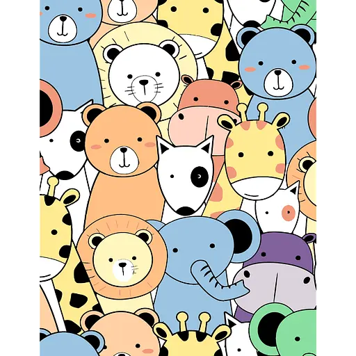 Картина по номерам Rosa Start Funny Animals 35x45 см