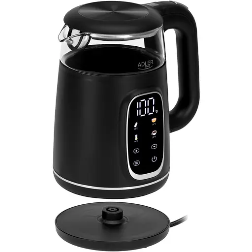 Электрочайник Adler AD 1305 black silver 1850-2200 Вт 1.7 л - фото 5