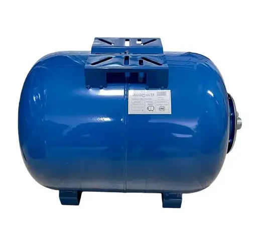 Гідроакумулятор горизонтальний GrandWater сталь 50 л 30412 - фото 1