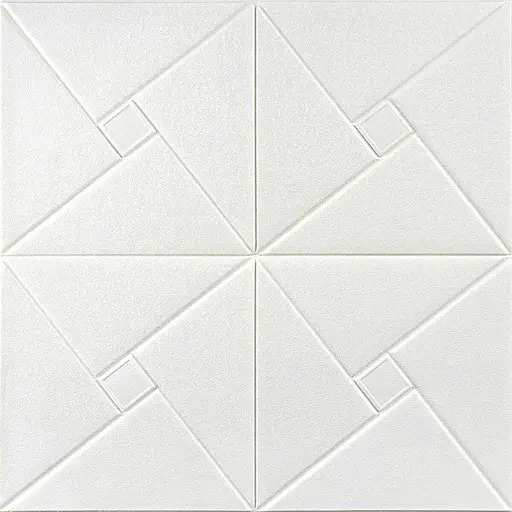 Самоклеющаяся декоративная настенно-потолочная 3D панель 680х670х5.5мм Оригами (173) SW-00000182 - фото 1