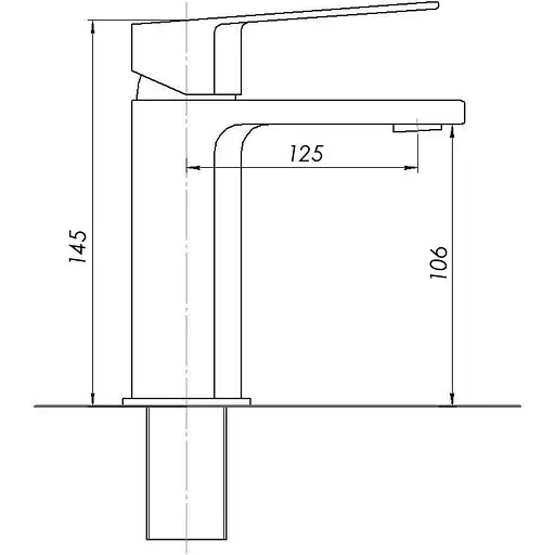 Змішувач для раковини TOPAZ ODISS TO 18221-H52 - фото 4