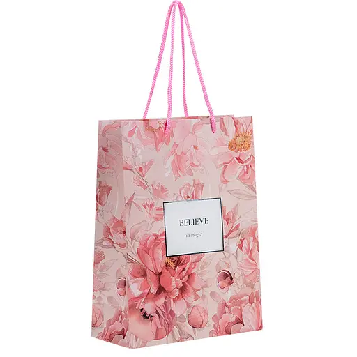 Пакет паперовий подарунковий Axent 18х24 см Peony Dreams (8501-32-A-CC)