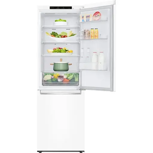 Холодильник LG с нижним морозильным отделением 186x60х68 холод.отд. 234 л мороз.отд. 107 л 2дв. А+ NF инв. диспл внутр. белый - фото 4