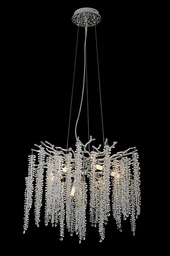 Люстра потолочная хрустальная VALESO 33001/460 хромовый на 6 ламп E14