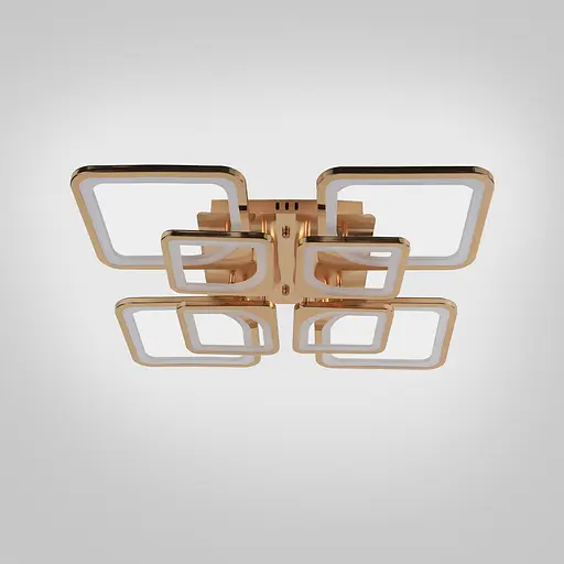 Люстра светодиодная V K39047-4+4 GD с пультом - фото 2