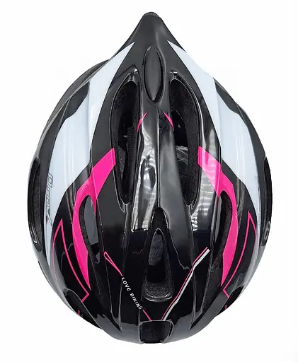 Велосипедний шолом ProX Thunder M (54-58 см) чорний з рожевим (G0000348) - фото 6